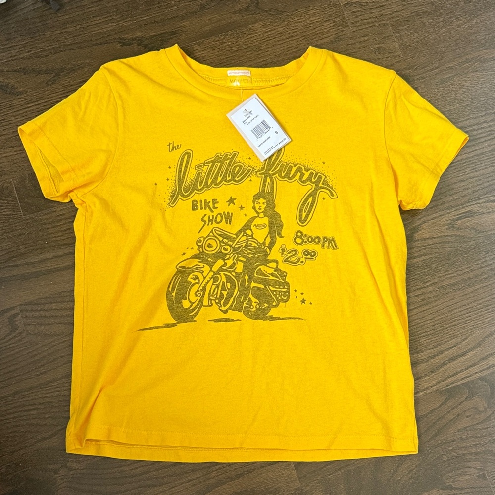 MOTHER Denim The Boxy Goodie Goodie size small Little Fury